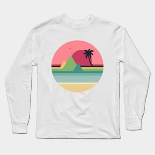 Tropical Sunset Long Sleeve T-Shirt